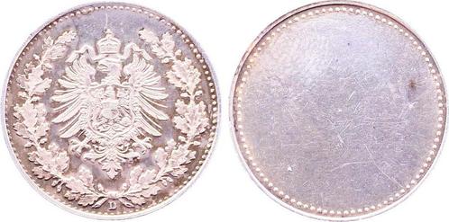 Duitsland Probe 50 Pfennig einseitiger Abschlag der Wappe..., Postzegels en Munten, Munten | Europa | Niet-Euromunten, Verzenden