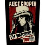Alice Cooper - Im Watching You - Backpatch, Verzamelen, Ophalen of Verzenden, Nieuw, Kleding