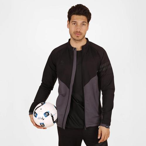-19% Q1905  Q1905 Legend trainingsjack zwart/grijs  maat M, Kleding | Heren, Sportkleding, Zwart, Nieuw, Verzenden