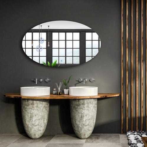BWS Badkamerspiegel | Spark Ovale | met LED verlichting |, Doe-het-zelf en Verbouw, Sanitair, Bad, Nieuw, Ophalen of Verzenden