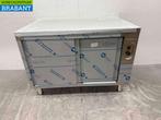 RVS Warmhoudkast Bordenwarmhoudkast 2 schuifdeuren 120 cm, Zakelijke goederen, Horeca | Keukenapparatuur, Ophalen of Verzenden