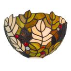 Tiffany wandlamp - B 25 CM x H 14 CM (Art. 7708), Huis en Inrichting, Lampen | Wandlampen, Verzenden, Nieuw