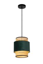 Lucide JAVOR - Hanglamp Ø 23 cm E27 Groen, Huis en Inrichting, Lampen | Hanglampen, Verzenden, Nieuw, Trendy verlichting