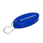 Drijvende sleutelhanger PU blauw rickshandel.nl, Verzamelen, Sleutelhangers, Ophalen of Verzenden, Nieuw