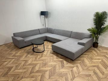 IN.HOUSE Licht Grijze U Bank ~ Vaste Kussens beschikbaar voor biedingen