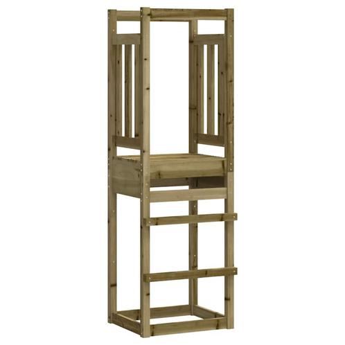 vidaXL Speeltoren 53x46,5x169 cm geïmpregneerd grenenhout, Kinderen en Baby's, Speelgoed | Buiten | Speeltoestellen, Nieuw, Verzenden