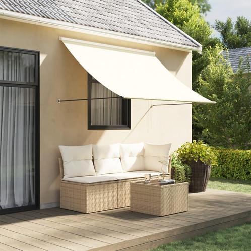 vidaXL Luifel uittrekbaar 200x150 cm stof en staal, Tuin en Terras, Zonneschermen, Nieuw, Verzenden