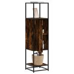 vidaXL buffetkast 35,5x35x139 cm bewerkt hout en metaal, Huis en Inrichting, Kasten | Buffetkasten, Verzenden, Nieuw, Overige houtsoorten