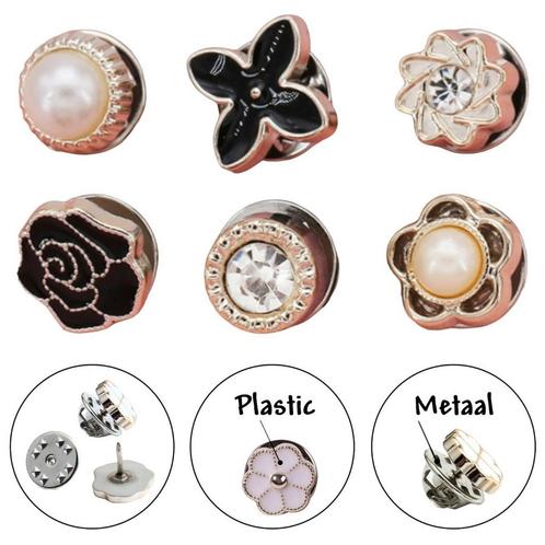 Fako Bijoux® - Pin Broche Mini - Steek Pin Knopen Set - 6, Sieraden, Tassen en Uiterlijk, Broches, Verzenden
