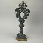 Reliekhouder - Hout, Zilver - 1750-1800 - Antiek Italiaans