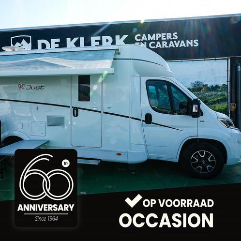 Dethleffs Just T7052 EB, Caravans en Kamperen, Campers, Diesel, tot en met 4, 7 tot 8 meter, Dethleffs, Half-integraal, Ophalen