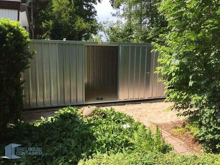 Mooie opslagbox van robuuststaal Dus een onderhoudsvrije box, Doe-het-zelf en Verbouw, Containers