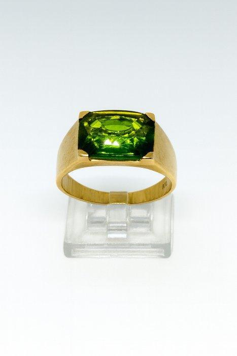 Zonder Minimumprijs - Ring - 8 karaat Geel goud Saffier, Sieraden, Tassen en Uiterlijk, Ringen