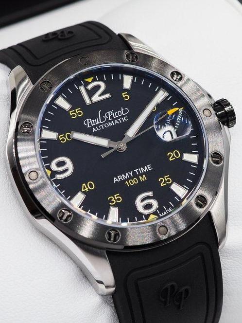 Paul Picot - Army Time - Zonder Minimumprijs - BRAND NEW *, Sieraden, Tassen en Uiterlijk, Horloges | Heren