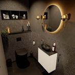 MONDIAZ FOWY toiletmeubel 50cm kleur talc. Waskom positie, Ophalen of Verzenden, Nieuw, Bad