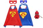 3-pack-Superman/Batman/Spiderman cape-jongen meisje-one size