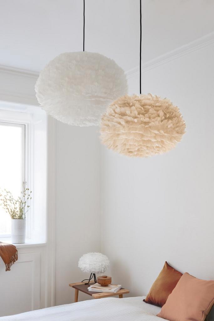 Umage EOS large witte hanglamp | Met koordset | Verenlamp, Huis en Inrichting, Lampen | Hanglampen, Nieuw, Overige materialen