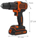 BLACK+DECKER BDCHD18BAFC-QW Accu Klopboormachine - 18V - 2, Huis en Inrichting, Woonaccessoires | Overige, Verzenden, Nieuw