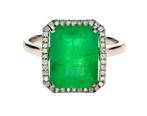 Zonder Minimumprijs - Ring - 14 karaat Witgoud - 5.11ct. tw., Sieraden, Tassen en Uiterlijk, Ringen, Nieuw