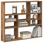 vidaXL Wandschap 90x16x78 cm bewerkt hout oud houtkleurig, Huis en Inrichting, Woonaccessoires | Wandplanken en Boekenplanken