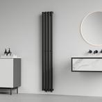 [neu.haus] Designradiator Nore 160x24x5,6 cm zwart, Verzenden, Nieuw