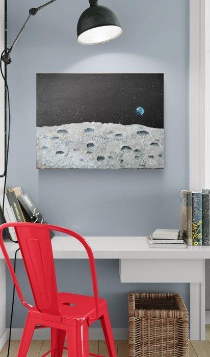 ALICIA RAMOS MUÑOZ - HOGAR AZUL (única dirección conocida), Antiek en Kunst, Kunst | Schilderijen | Modern