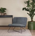 - Kenia leer Blauw | Maand actie, Huis en Inrichting, Fauteuils, Nieuw, Ophalen of Verzenden, 75 tot 100 cm, Modern
