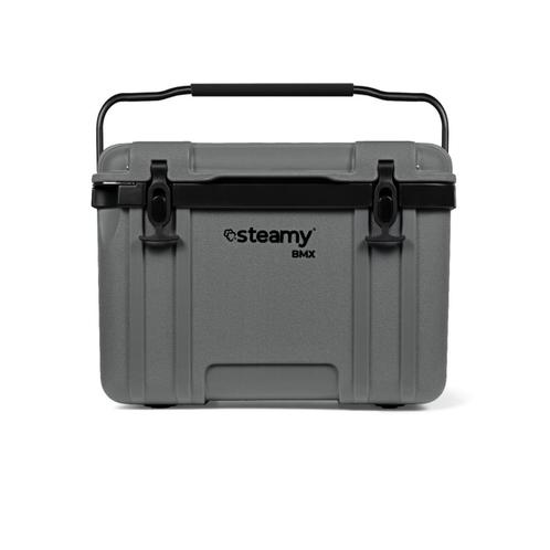 Steamy BMX 26 (26 Liter) Grijs | Koelbox voor de Bouw!, Caravans en Kamperen, Koelboxen, Nieuw, Verzenden