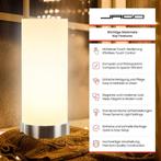 Tafellamp - Bureaulamp - Tafellamp slaapkamer - Wit - Jago, Verzenden, Nieuw