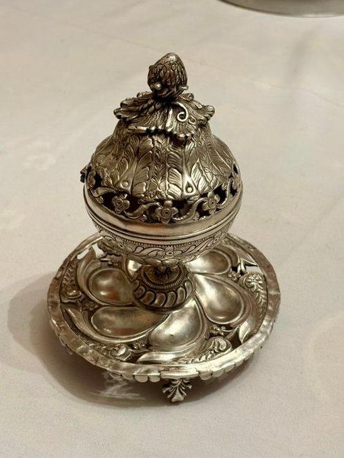Wierookbrander - Zilver - geen merktekens, gecontroleerd op, Antiek en Kunst, Antiek | Goud en Zilver