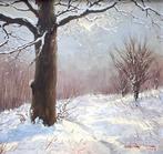 Léon Zeytline (1885-1962) - Paysage enneigé