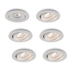 Ledisons LED-inbouwspot Ozera wit 10W dimbaar IP54, Huis en Inrichting, Nieuw