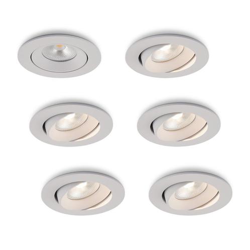 Ledisons LED-inbouwspot Ozera wit 10W dimbaar IP54, Huis en Inrichting, Lampen | Spots
