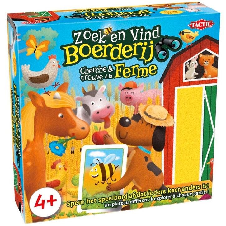 Zoek en Vind Boerderij Spel, Hobby en Vrije tijd, Gezelschapsspellen | Bordspellen, Nieuw, Verzenden