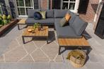 Hoek Loungeset - La Vida - Antraciet - Aluminium - Exotan, Verzenden, Nieuw