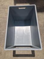 Magazijnbak euronorm 600x400x420mm met grote grijpopening,, Doe-het-zelf en Verbouw, Kratten en Dozen, Gebruikt, 40 tot 60 cm