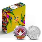 Zomercarnaval Rotterdam Zilver 1 ounce met kleur, Verzenden