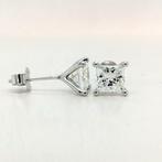 Zonder minimumprijs - Oorbellen - 14 karaat Witgoud -, Nieuw