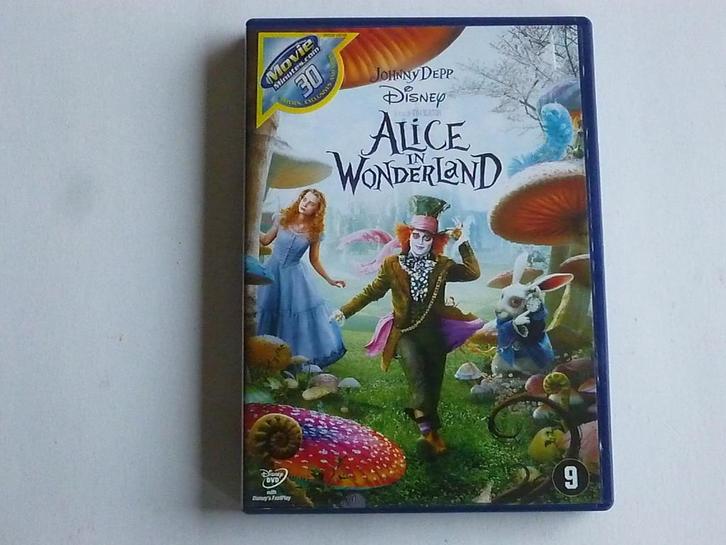 Alice in Wonderland - Tim Burton / Johnny Depp Disney (DVD), Cd's en Dvd's, Dvd's | Klassiekers, Zo goed als nieuw, Verzenden