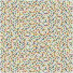 Paperpatch decoupagepapier Multicolor Vichy squares, Nieuw, Verzenden