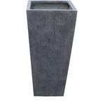 Plantenbak Fiberclay 42x42x90 cm Antraciet, Verzenden, Nieuw