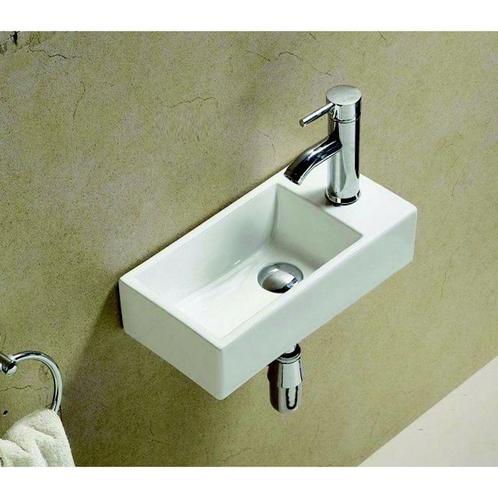 Fonteinset Sanilux Pax 40.5x22x10.5cm met Afvoer en Kraan, Doe-het-zelf en Verbouw, Sanitair, Ophalen of Verzenden