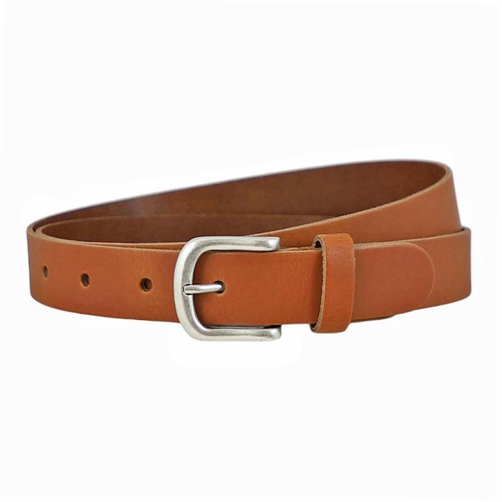 Landley Leren Dames Riem - Leer - 3 cm - Cognac - 105, Kleding | Dames, Riemen en Ceinturen, 100 cm of meer, Bruin, Nieuw, 3 tot 5 cm