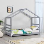 Kinderbed Vardo grenen huisbed en bedbodem 70x140 grijs, Kinderen en Baby's, Kinderkamer | Bedden, Verzenden, Nieuw