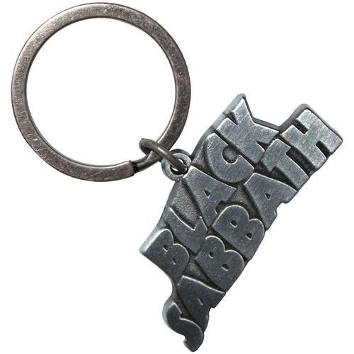 Black Sabbath Silver Wavy Logo Sleutelhanger off merchandise, Verzamelen, Muziek, Artiesten en Beroemdheden, Gebruiksvoorwerp