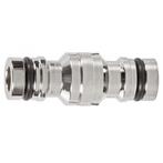 Geka Plus - nikkel - plug 2-weg verdeelstuk, Ophalen of Verzenden, Nieuw