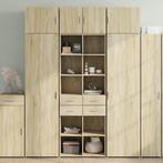 vidaXL Opbergkast 70x42,5x225 cm bewerkt hout sonoma, Minder dan 50 cm, Nieuw, Overige houtsoorten, 50 tot 75 cm