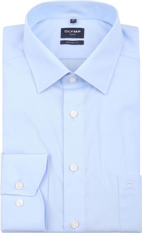 Olymp Luxor Overhemd Lichtblauw maat 47 Heren, Kleding | Heren, Overhemden, Nieuw, Verzenden