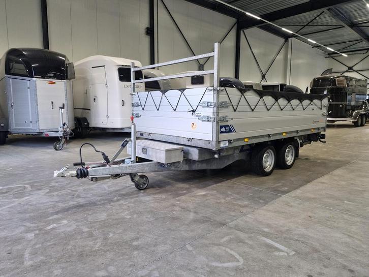 Saris HD 3 zijdige kipper 356x184, dubbele schotten., Auto diversen, Aanhangers en Bagagewagens