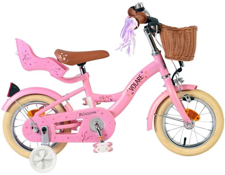 Volare Blossom Kinderfiets - Meisjes - 12 inch - Roze, Fietsen en Brommers, Fietsen | Meisjes, 14 inch of minder, Nieuw, Verzenden